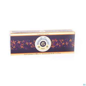 Roger&gallet coffret gingembre soap    3x100g