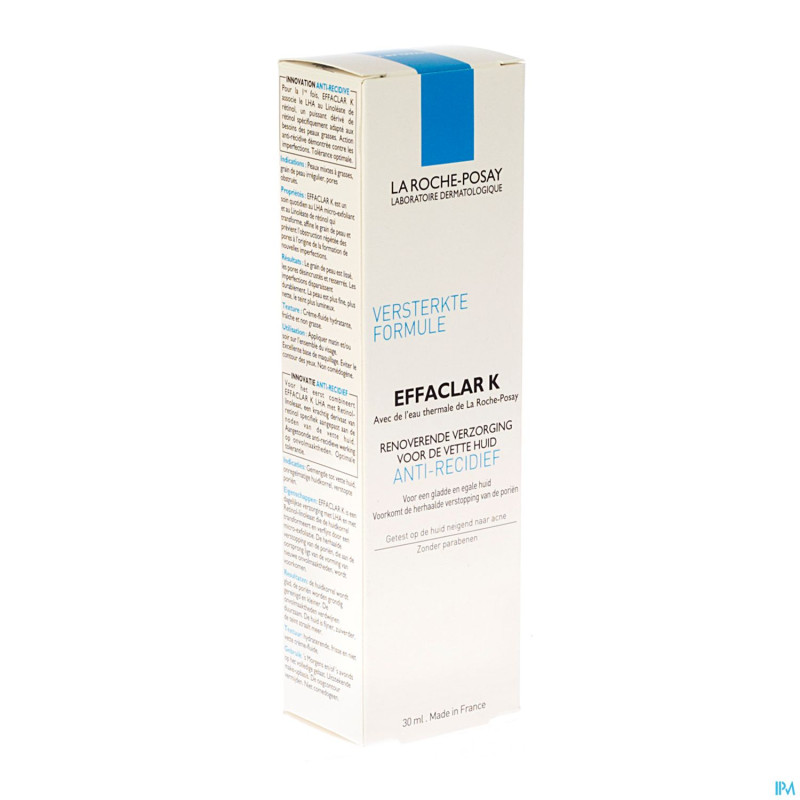 Lrp effaclar k pg-p sens fomule renforcee 30ml