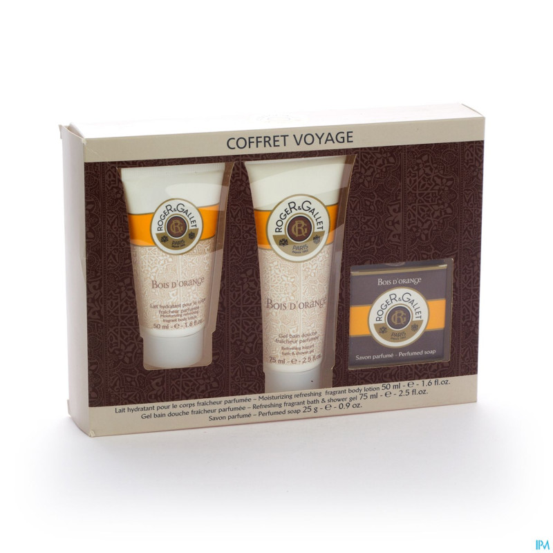 Roger&gallet bois orange ete 10 travel kit