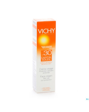 Vichy cap sol ip30 cr visage peau sens 30ml