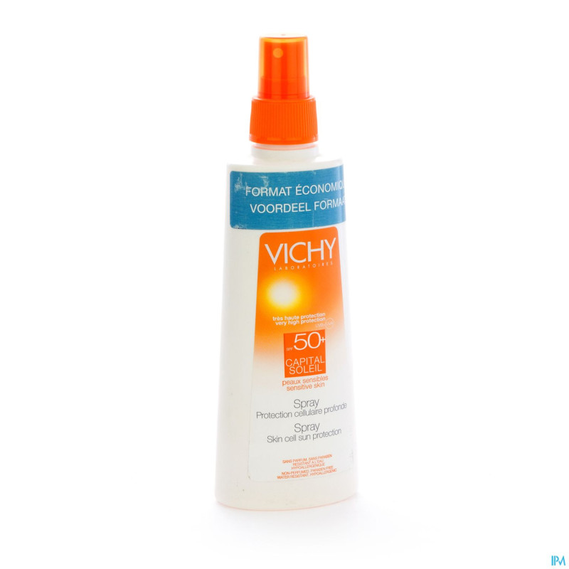 Vichy cap sol ip50+ spray corps 200ml