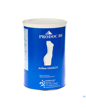 Prodoc 80 poudre milk-shake vanille   350g