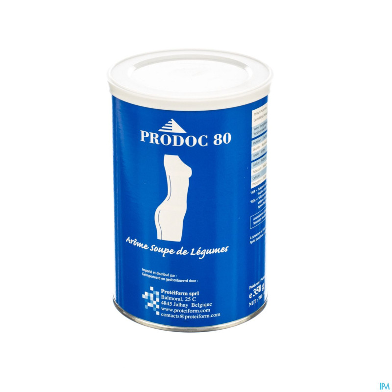 Prodoc 80 poudre soupe de legumes    350g