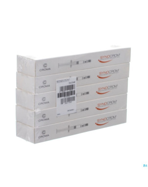Synocrom sol ster inj.intra artic. seringue  5x2ml
