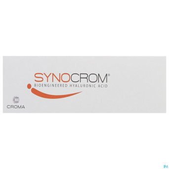 Synocrom sol ster inj.intra artic. seringue  1x2ml
