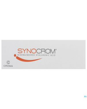 Synocrom sol ster inj.intra artic. seringue  1x2ml