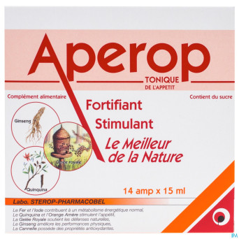 Aperop tonique amp buvable 14x15ml