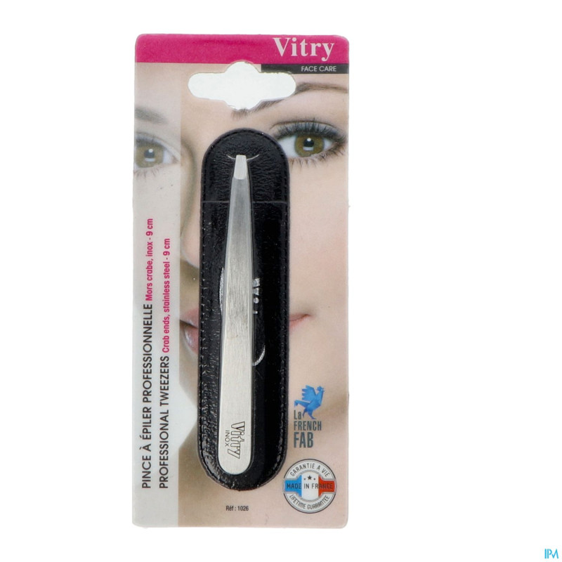 Vitry classic pince epil crabe prof satin    1026