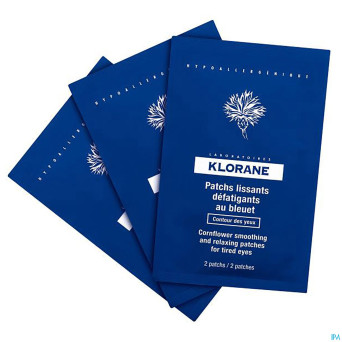 Klorane bleuet patch defatigants 7x2