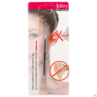Vitry tire-comedons inox double    1072s
