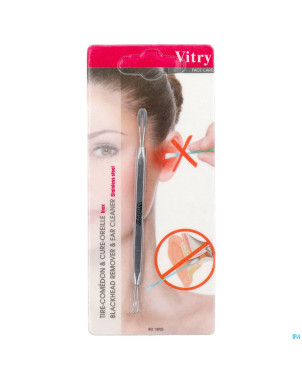 Vitry tire-comedons inox double    1072s
