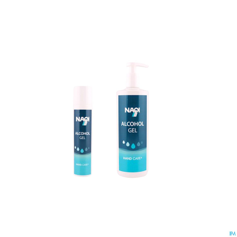 Naqi gel alcool pour les mains pousse mousse 500ml