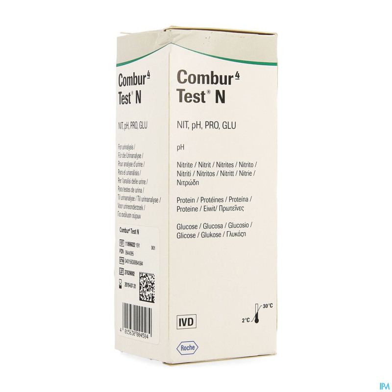 Combur  4 test n    strips  50 11896822252