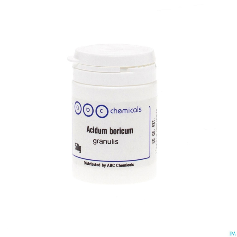 Borique acide granules    50g abc