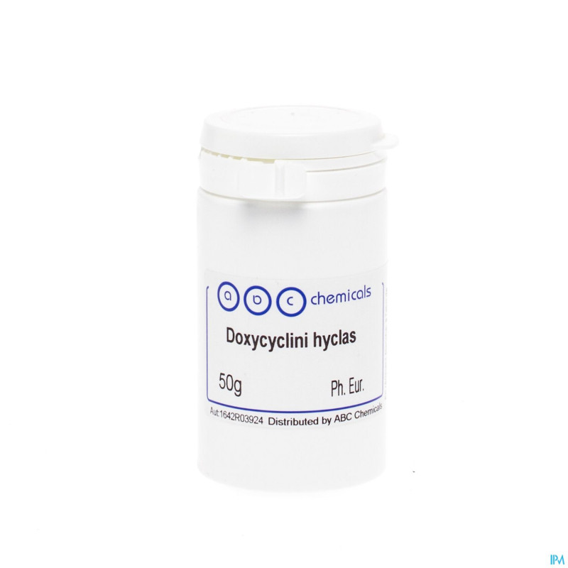Doxycycline hyclate    50g abc