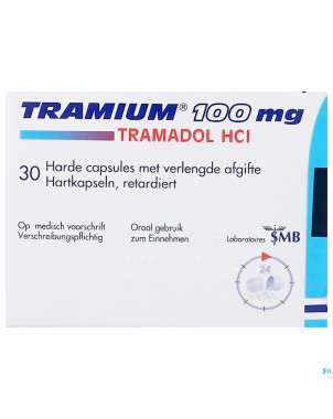 Tramium caps 30 x 100 mg