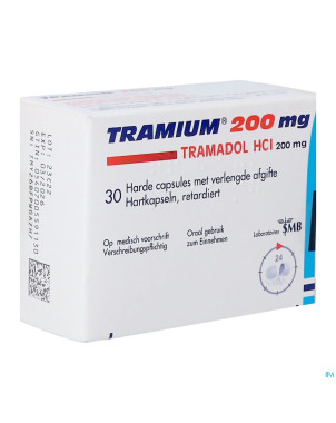Tramium caps 30 x 200 mg