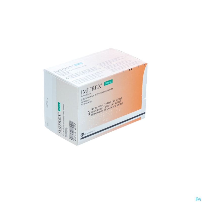 Imitrex spray nasal 10 mg  6 x 10mg