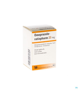 Omeprazole ratiopharm caps 56 x 20 mg