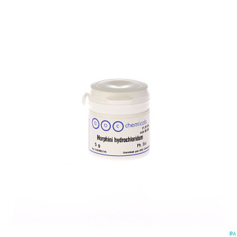 Morphine hcl    5g abc