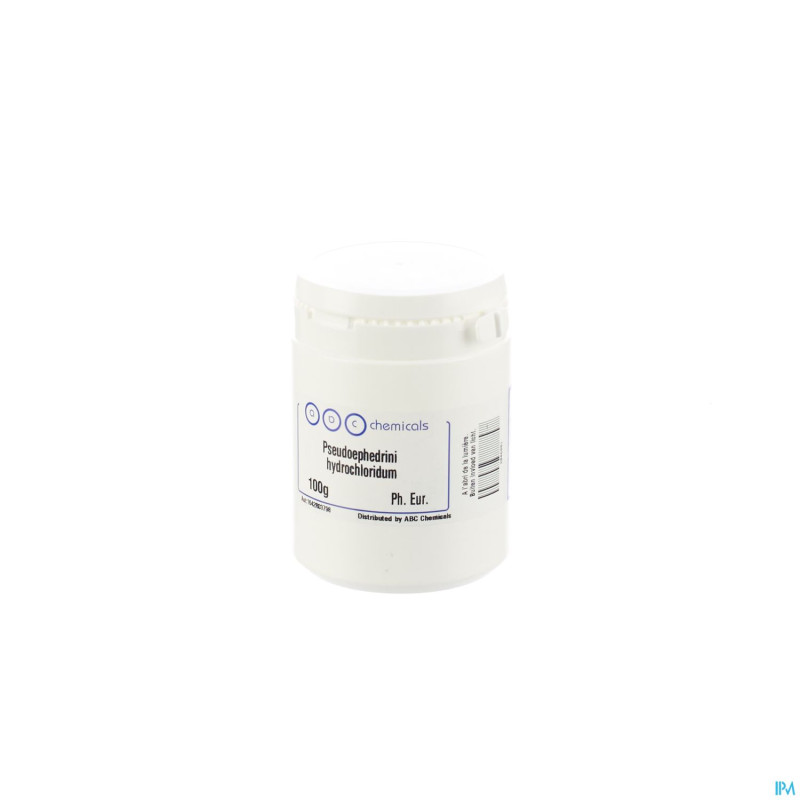 Pseudoephedrine hcl    100g abc