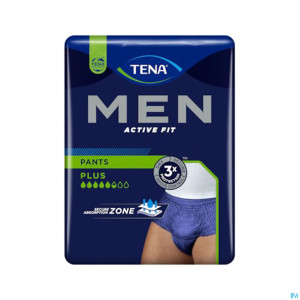 Tena men active fit pants plus bleu l/xl 10 772610