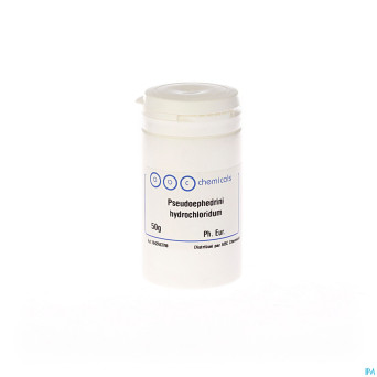 Pseudoephedrine hcl    50g abc