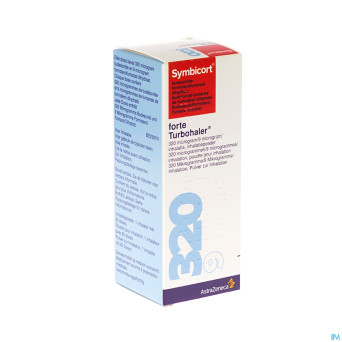 Symbicort forte turbohaler 320/9,0 mcg doses 1x60