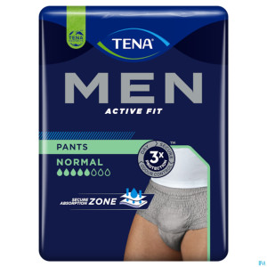 Tena men active fit pants normal gris s/m12 772702