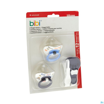 Bibi 2 sucettes + bande attache    promo