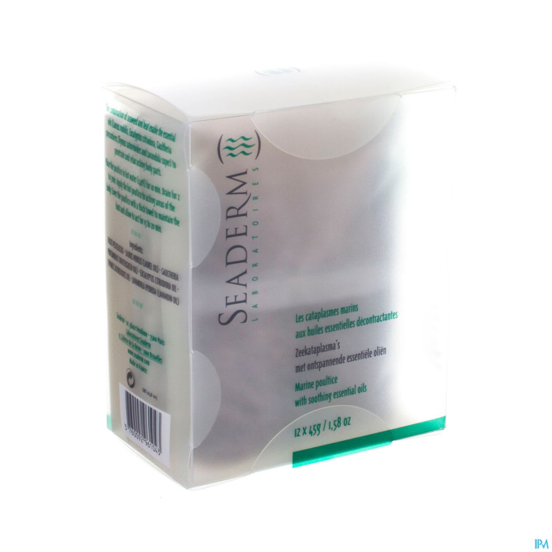 Seaderm cataplasme algue au hle ess.decontr.12x40g