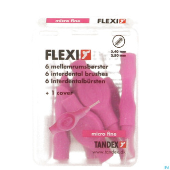 Flexi fuchsia brossette micro fine interdentaire 6