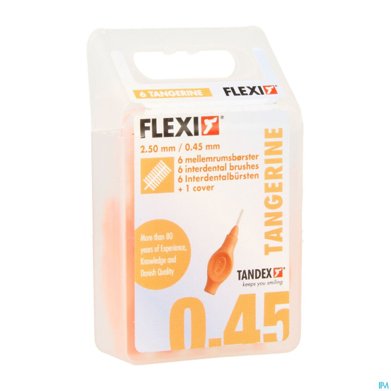 Flexi orange brossette ultra fine interdentaire  6
