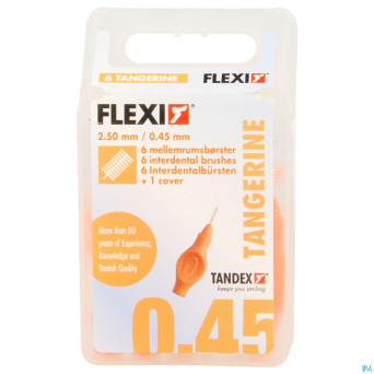 Flexi orange brossette ultra fine interdentaire  6