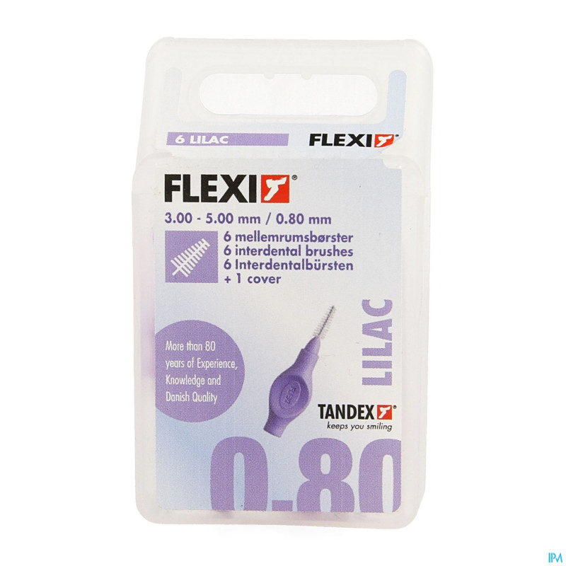 Flexi purple brossette extra fine taper. interd. 6