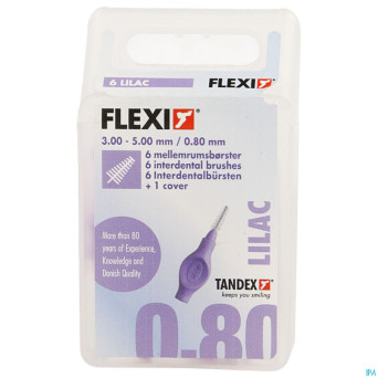 Flexi purple brossette extra fine taper. interd. 6