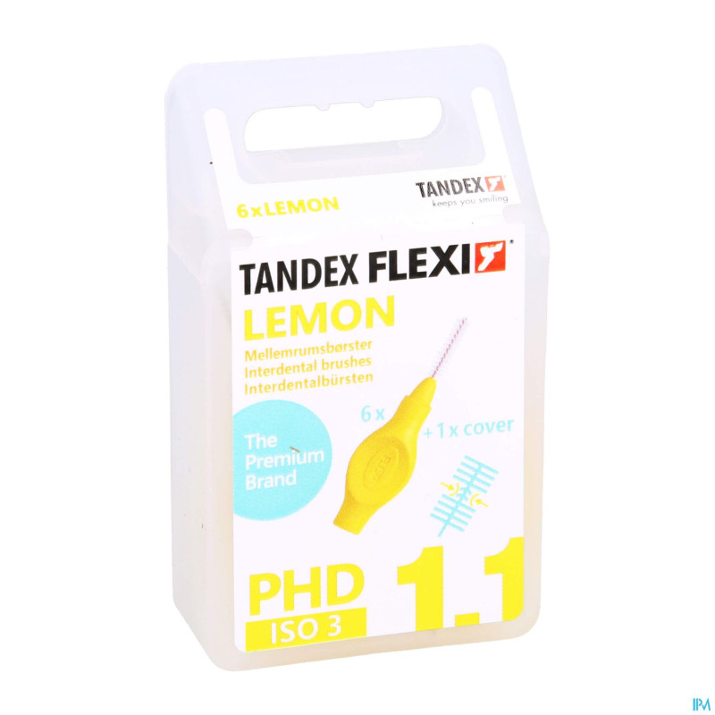 Flexi yellow brossette fine interdentaire    6