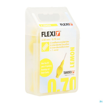 Flexi yellow brossette fine interdentaire    6
