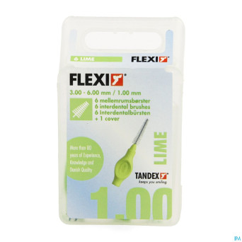 Flexi green brossette tapered interdentaire    6