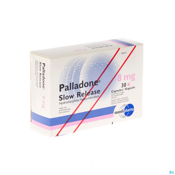 Palladone slow release  8 mg caps 30x 8mg