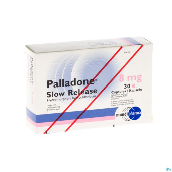 Palladone slow release  8 mg caps 30x 8mg