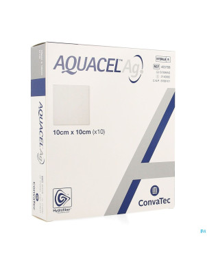 Aquacel ag pans hydrofiber ster  10x10cm 10 403708