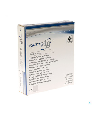 Aquacel ag pans hydrofiber ster  10x10cm 10 403708