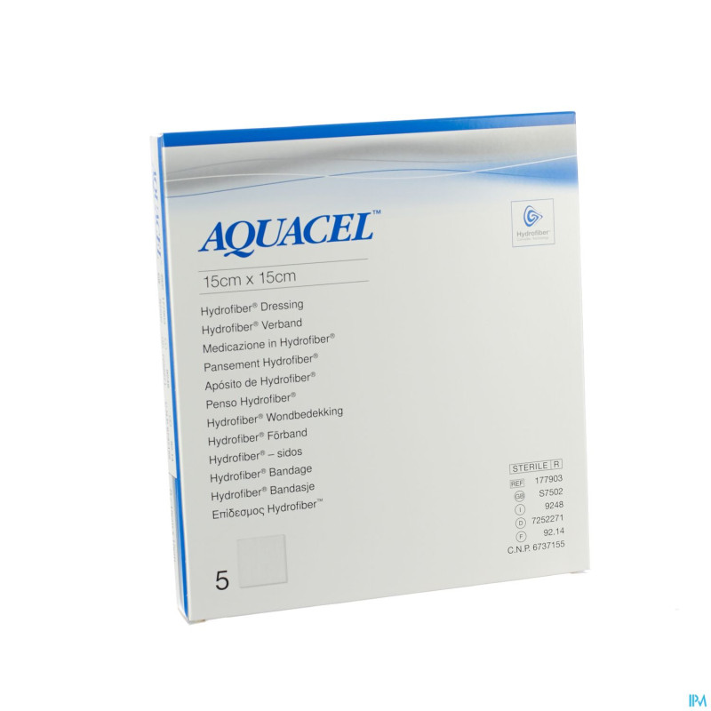 Aquacel ag pans hydrofiber ster  15x15cm  5 403710