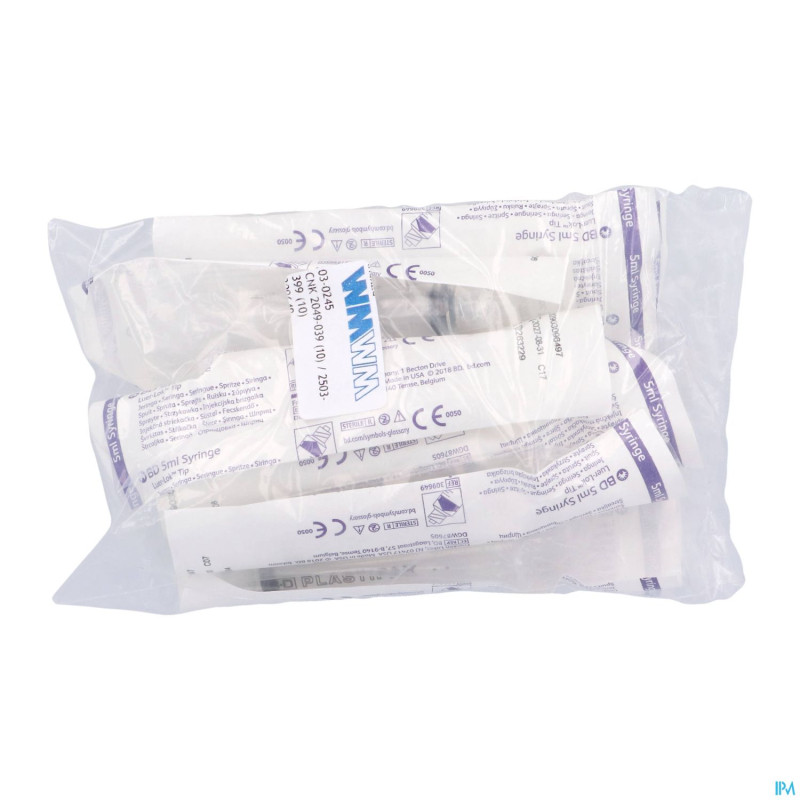 Bd seringue sans aiguille    5ml 10