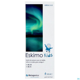 Eskimo kids tutti frutti    105ml 2820  metagenics