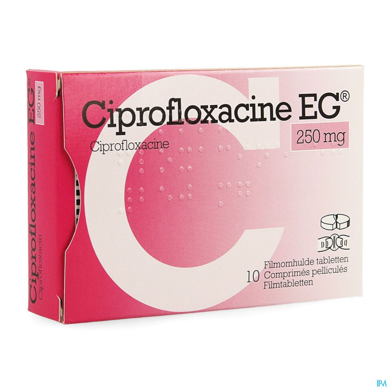 Ciprofloxacine eg 250mg comp 10x250mg