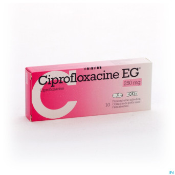 Ciprofloxacine eg 250mg comp 10x250mg