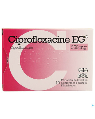 Ciprofloxacine eg 250mg comp 10x250mg