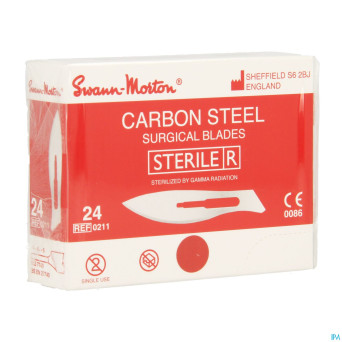 Bistouris s.m lames ster n24    100